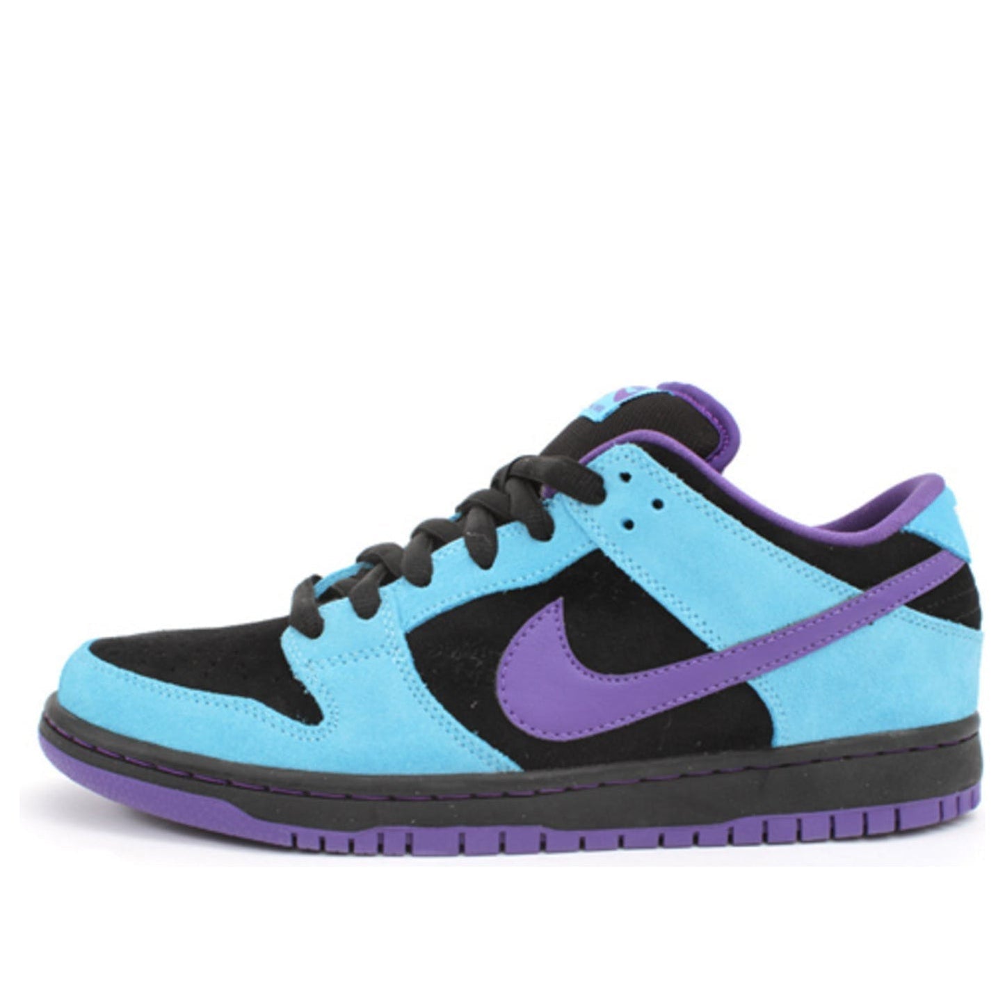 Nike Dunk Low Pro SB Skateboard 'Skeletor' Black/Varsity Purple-Bltc Blue 304292-020 sneakmarks