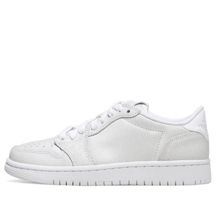 Womens WMNS Air Jordan 1 Low NS 'Triple White' White/White-Metallic Gold AH7232-100