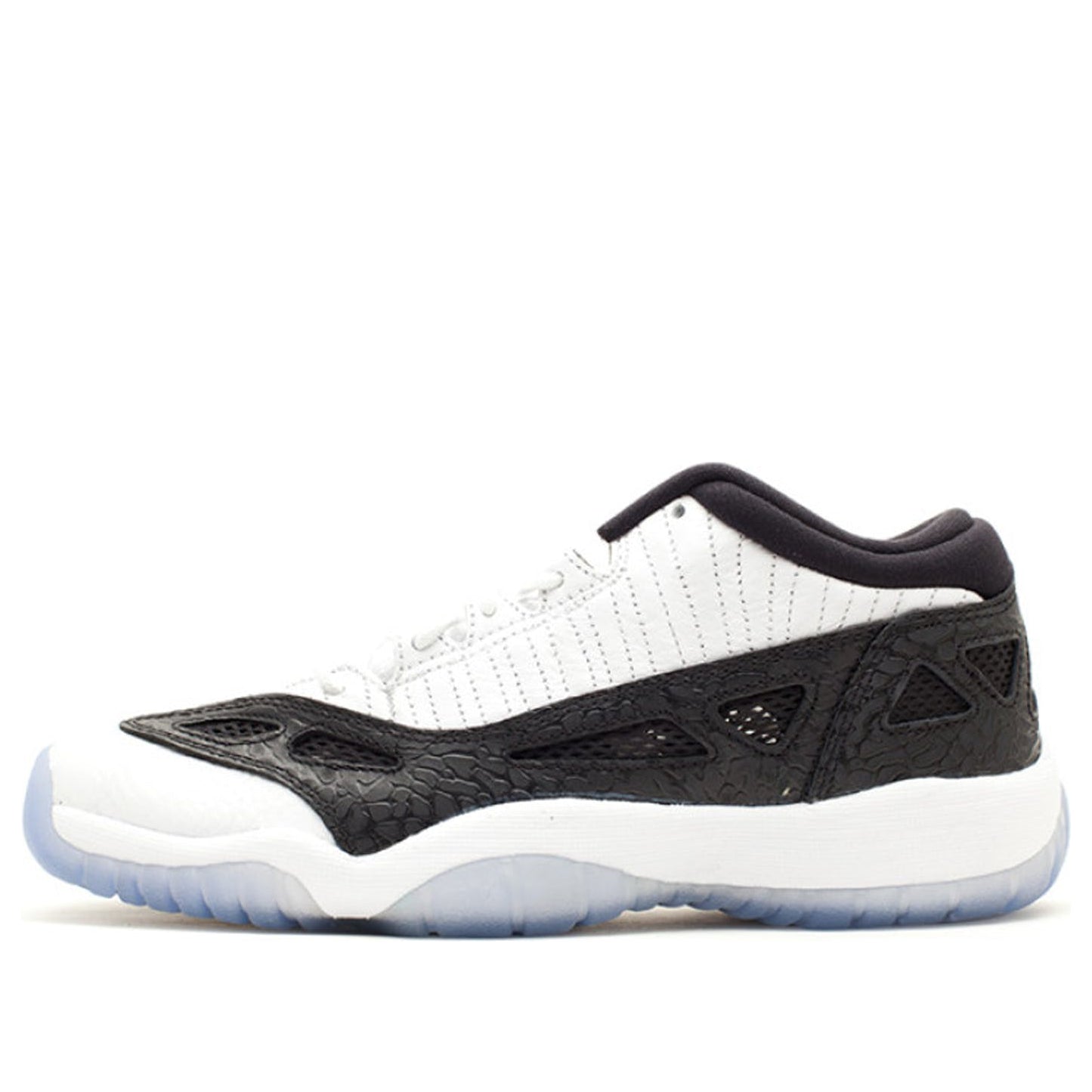 Air Jordan 11 Retro Low GS White/Metallic Silver-Black 306006-100