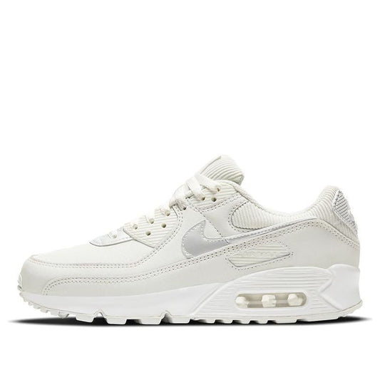 Nike Womens Air Max 90 'Swoosh Chain' Summit White/Dark Beetroot/White/Summit White DC1161-100 KICKSOVER