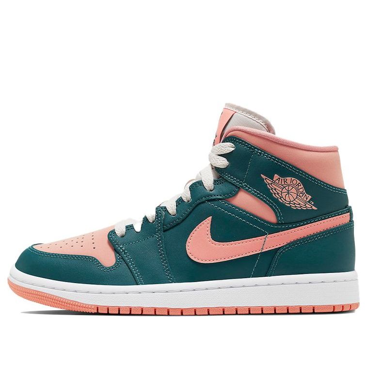 Nike Womens Air Jordan 1 Mid Dark Teal Green BQ6472-308