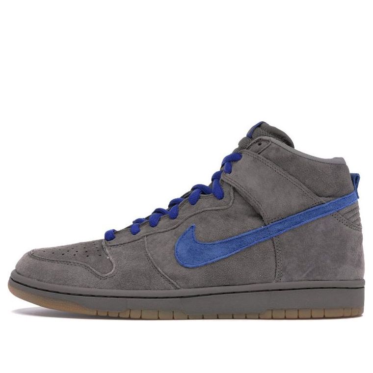 Nike Dunk High Pro SB Skateboard 'Iron' Iron/Sport Royal-White 305050-241 sneakmarks