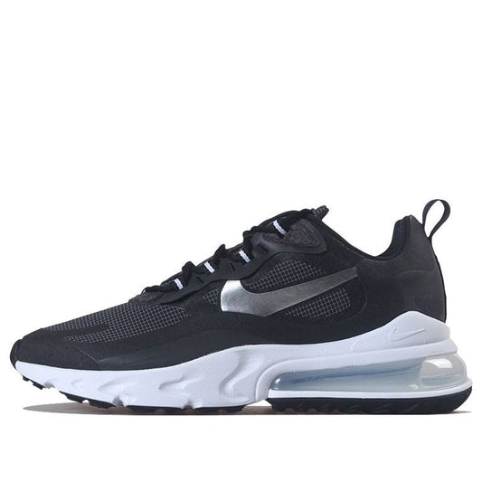 Nike Air Max 270 React Black Metallic Silver CQ4598-071