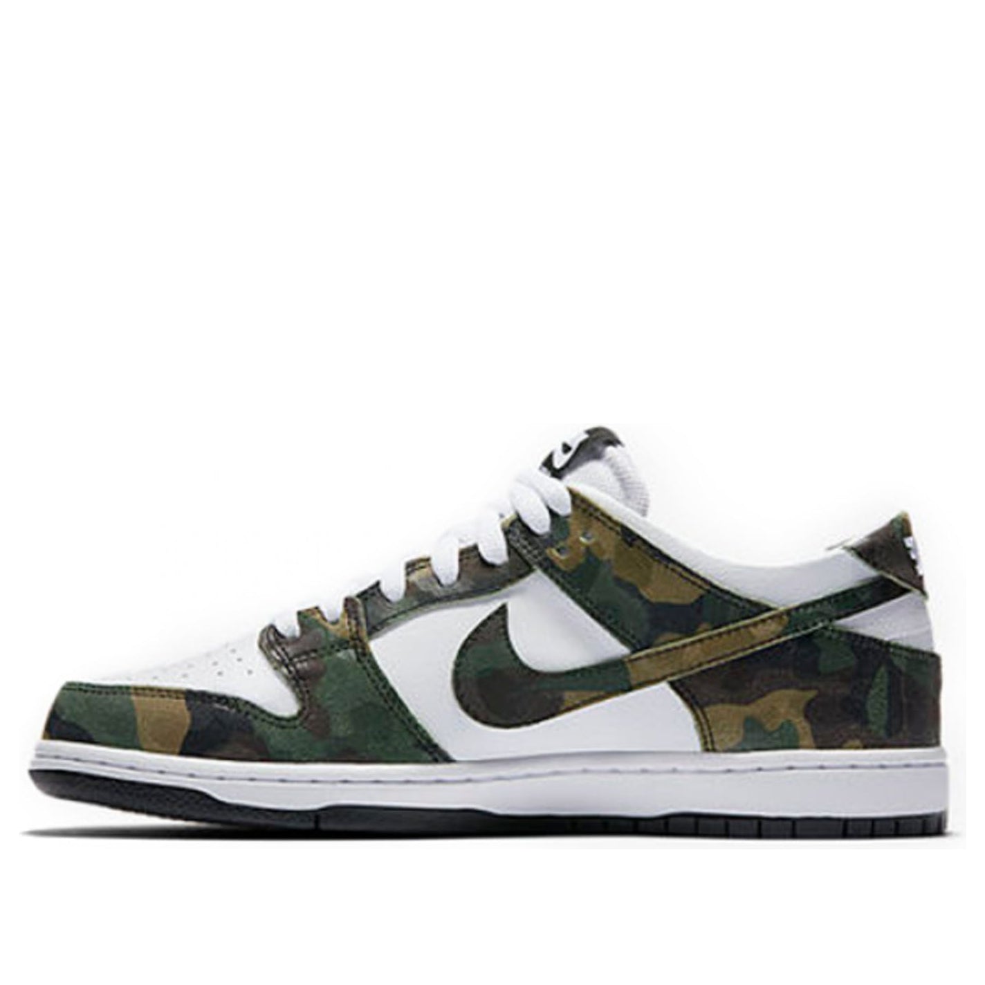 Nike SB Skateboard Zoom Dunk Low Pro White Camo 854866-331 sneakmarks