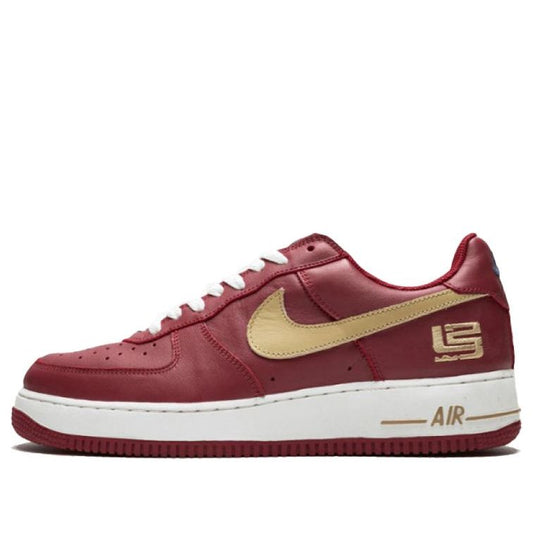 Nike Air Force 1 Low 'LeBron James' Varsity Crimson/Jersey Gold-Coll Navy 306353-671