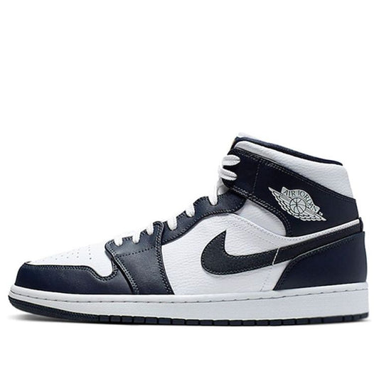 Air Jordan 1 Mid White Obsidian 554724-174