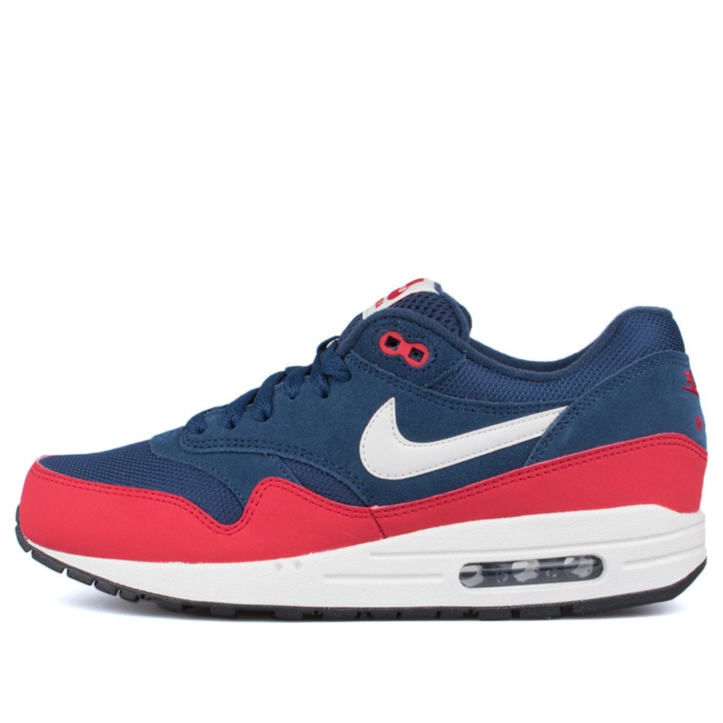 Nike Air Max 1 Essential 'Midnight Navy' Midnight Navy/University Red/Light Bone 537383-400