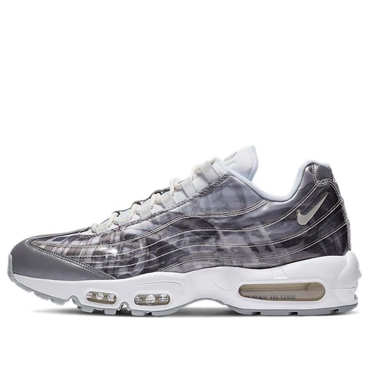 Nike Air Max 95 'Footprint' White/Sail/Pure Platinum/Smoke Grey DA4301-100 sneakmarks