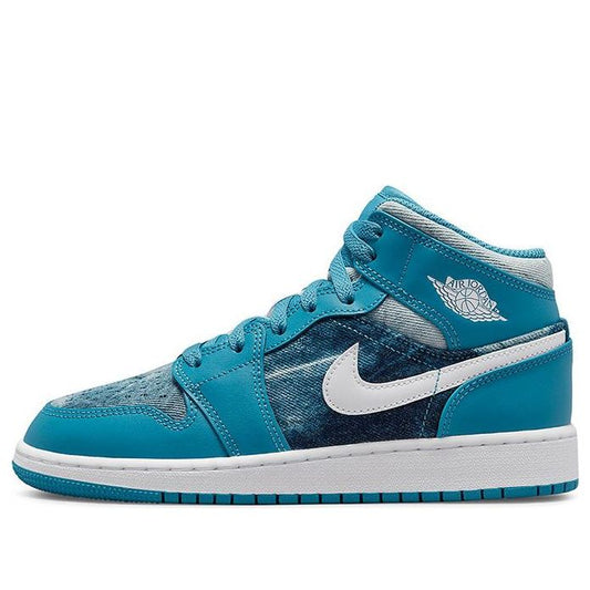 Air Jordan 1 Mid (GS) \Washed Denim\ DM8951-400