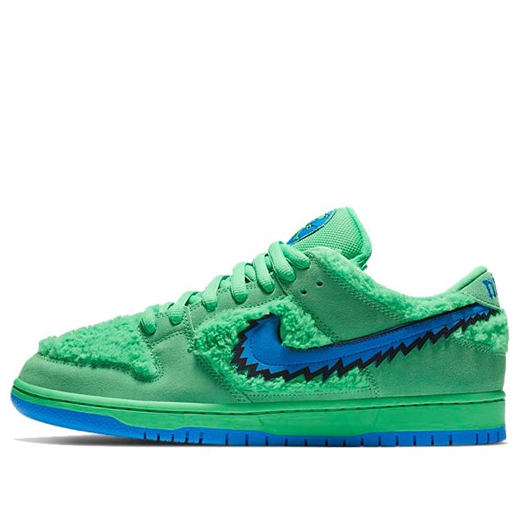 Nike SB Skateboard Dunk Low Grateful Dead Bears - Green CJ5378-300 sneakmarks