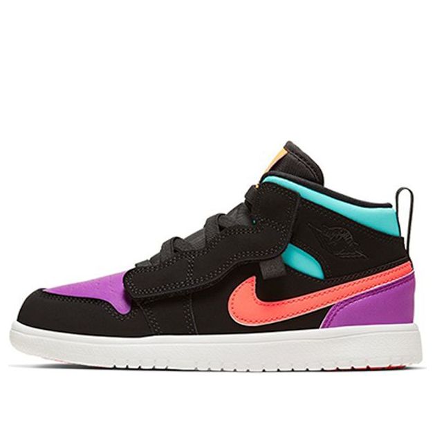 Air Jordan 1 Mid ALT 'What The' (PS) Black/Total Orange AR6351-083