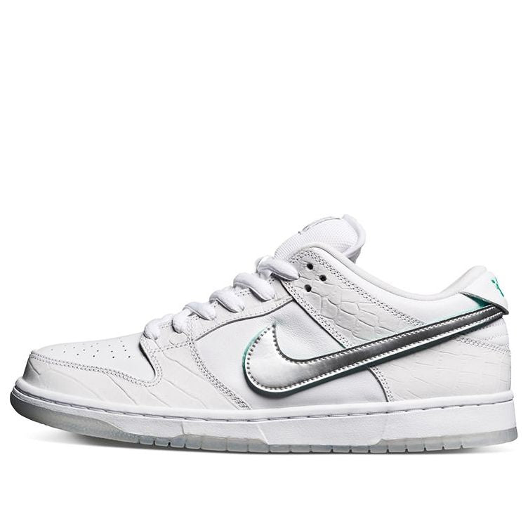 Nike SB Skateboard Dunk Low Pro OG QS Diamond - White BV1310-100 sneakmarks