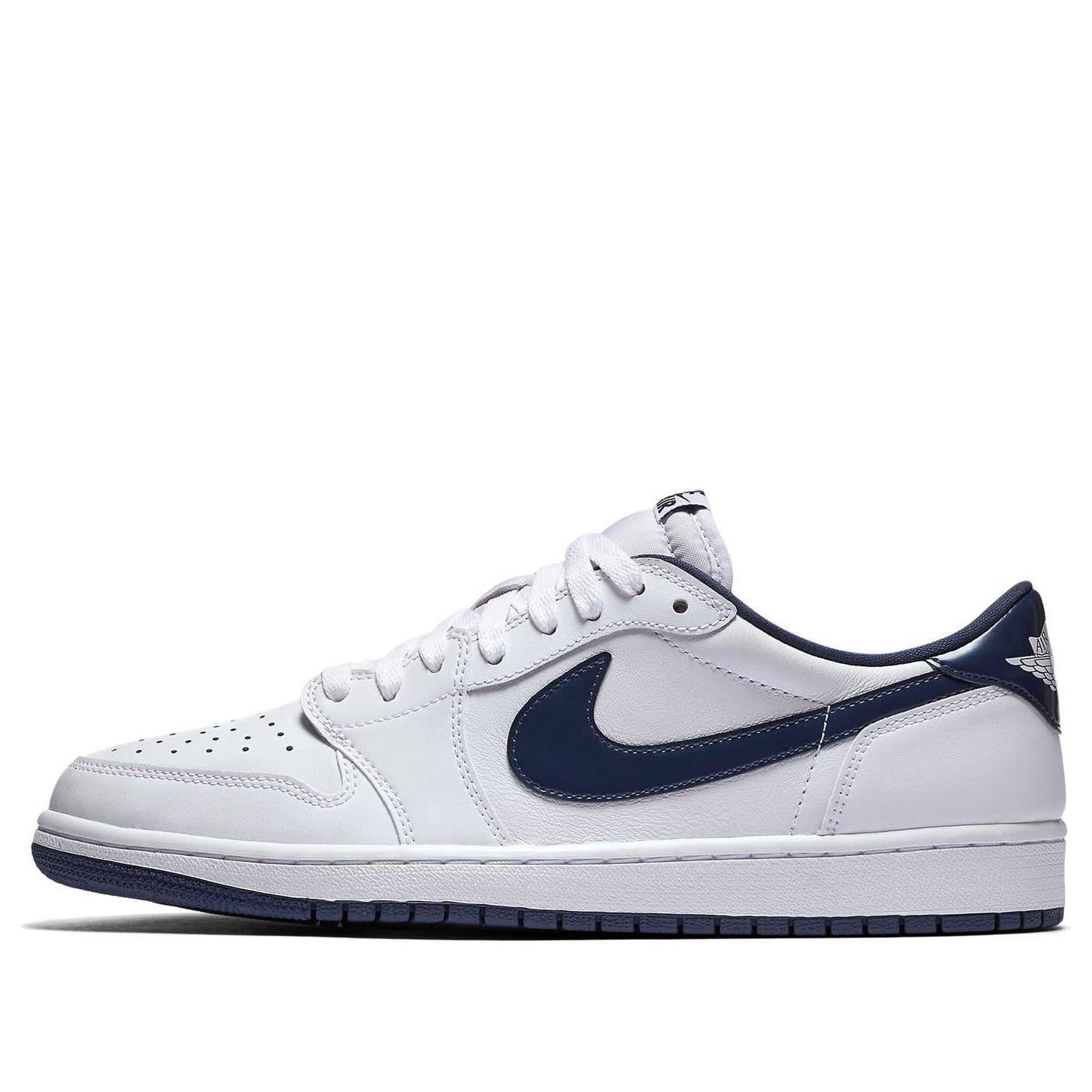 Air Jordan 1 Low Retro OG 'Midnight Navy' white/midnight navy 705329-106