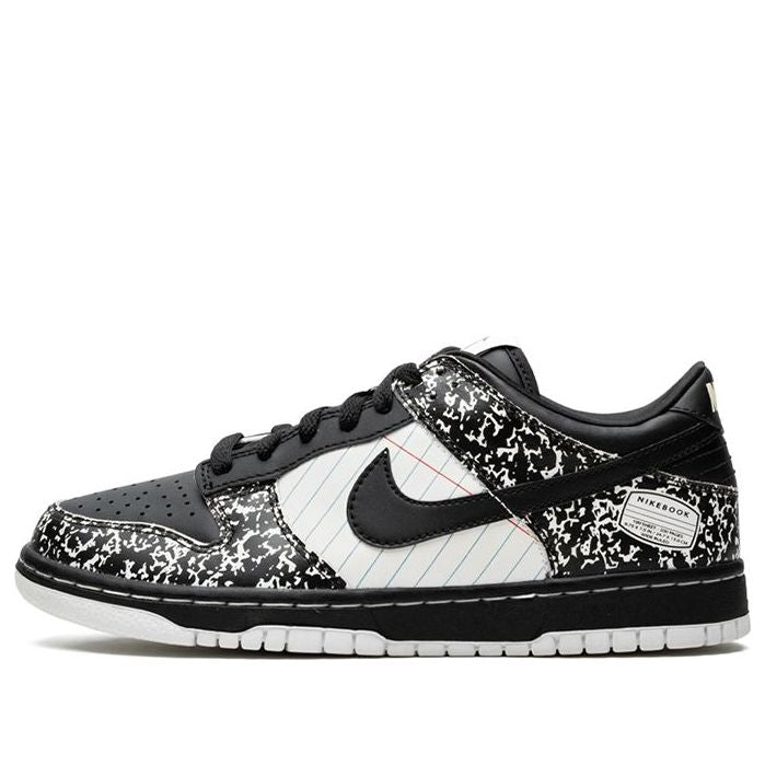 Nike Dunk Low Premium GS 'book' Black/Black-White-University Blue 327624-001 sneakmarks