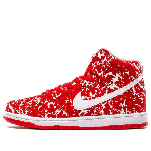 Nike SB Skateboard Dunk High PRM 'Raw Meat' Challenge Red/Challenge Red/White/White 313171-616 sneakmarks