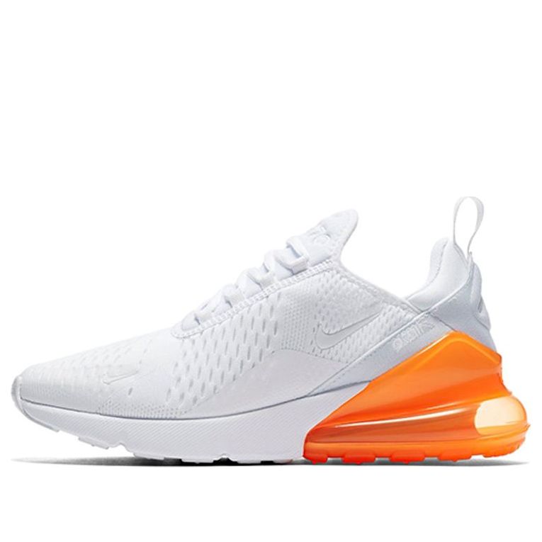 Nike Air Max 270 White Total Orange AH8050-102 KICKSOVER