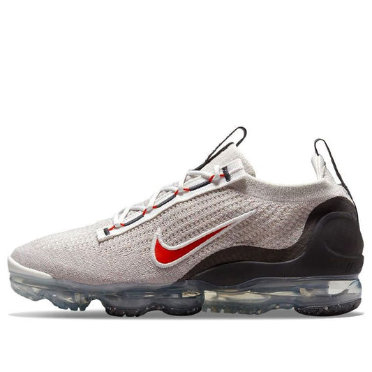 Nike Air Vapormax 2021 Flyknit Light Bone University Red DH4085-003 KICKSOVER