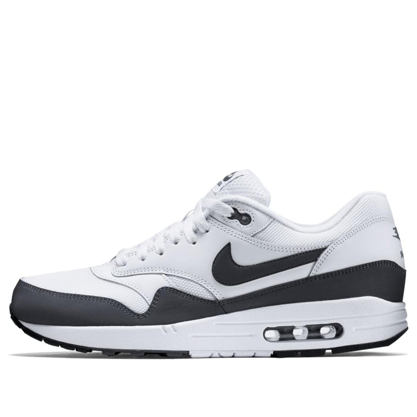 Nike Air Max 1 Essential 'Dark Grey' White/Dark Grey/Black 537383-126