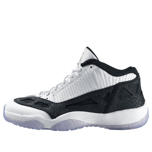 Air Jordan 11 Retro Low White Metallic Silver Black 306008-100