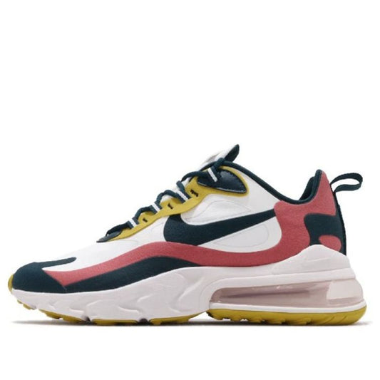 Nike Air Max 270 React 'White Turquoise Yellow' Summit White/Midnight Turquoise/Yellow CT1264-103