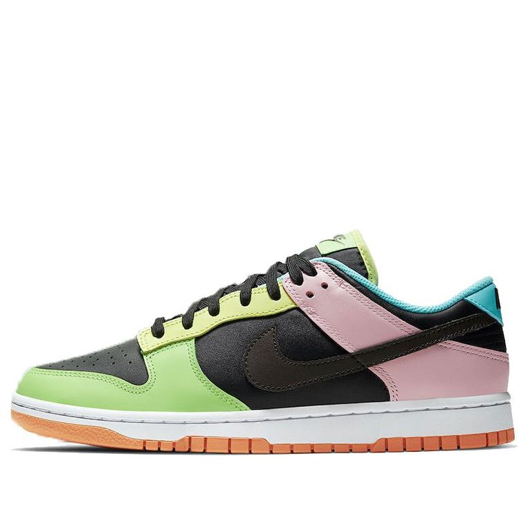 Nike Dunk Low SE 'FREE.99' Black/Dark Chocolate/Copa/Pink Foam DH0952-001 sneakmarks