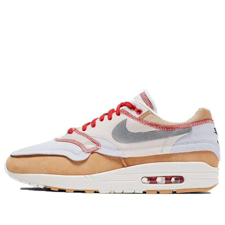 Nike Air Max 1 'Inside Out' Club Gold/Black/Pure Platinum/Desert Sand/Sail/University Red 858876-713