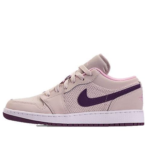 Air Jordan 1 Low'Night Purple' GS Night Purple/Pro Purple-Desert Sand-Light Arctic Pink 554723-500