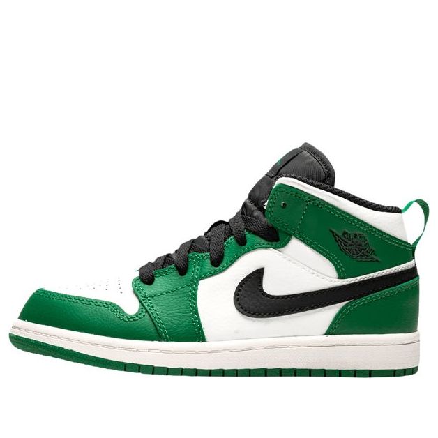 Air Jordan 1 Mid SE PS 'Pine Green' Pine Green/Black-Sail BQ6932-301