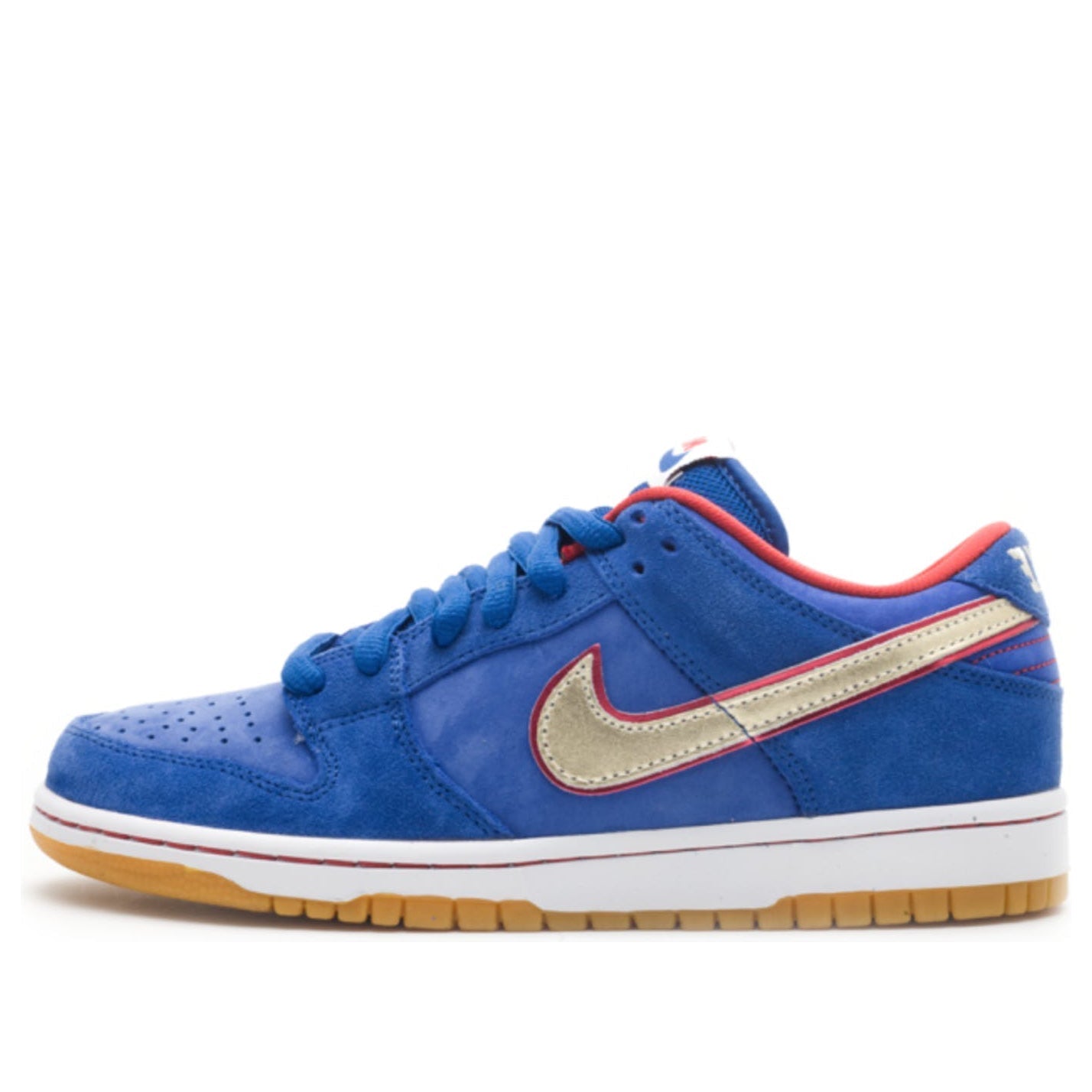 Nike Dunk Low Premium SB Skateboard 'Koston' Bl Rbbn/Mtlc Vgs Gld-Vrsty Rd 313170-400