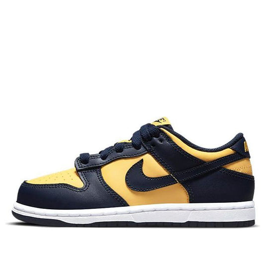 Nike Dunk Low PS 'Michigan' 2021 Varsity Maize/Midnight Navy/White CW1588-700 sneakmarks