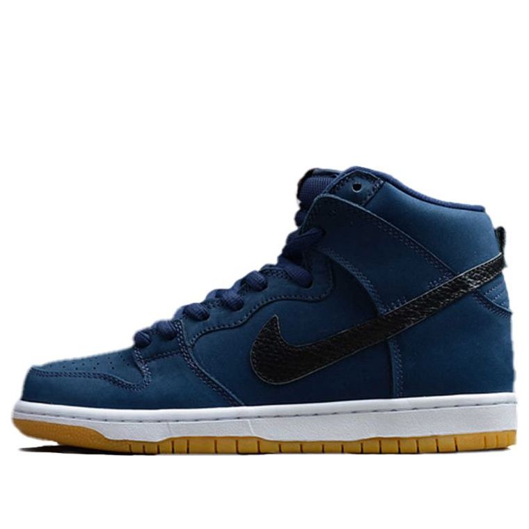 Nike SB Skateboard Dunk High Pro ISO Navy Blue CI2692-401 sneakmarks