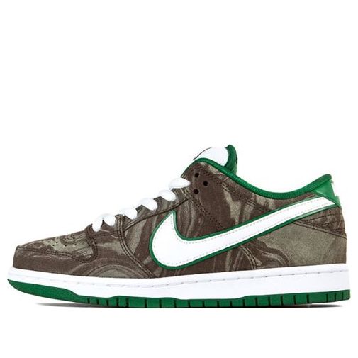 Nike SB Skateboard Dunk Low Prm 'Coffee' khaki/white-pine green-baroque brown 313170-213 sneakmarks