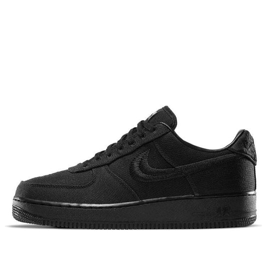 Nike Stussy x Air Force 1 Low 'Triple Black' Black/Black/Black CZ9084-001