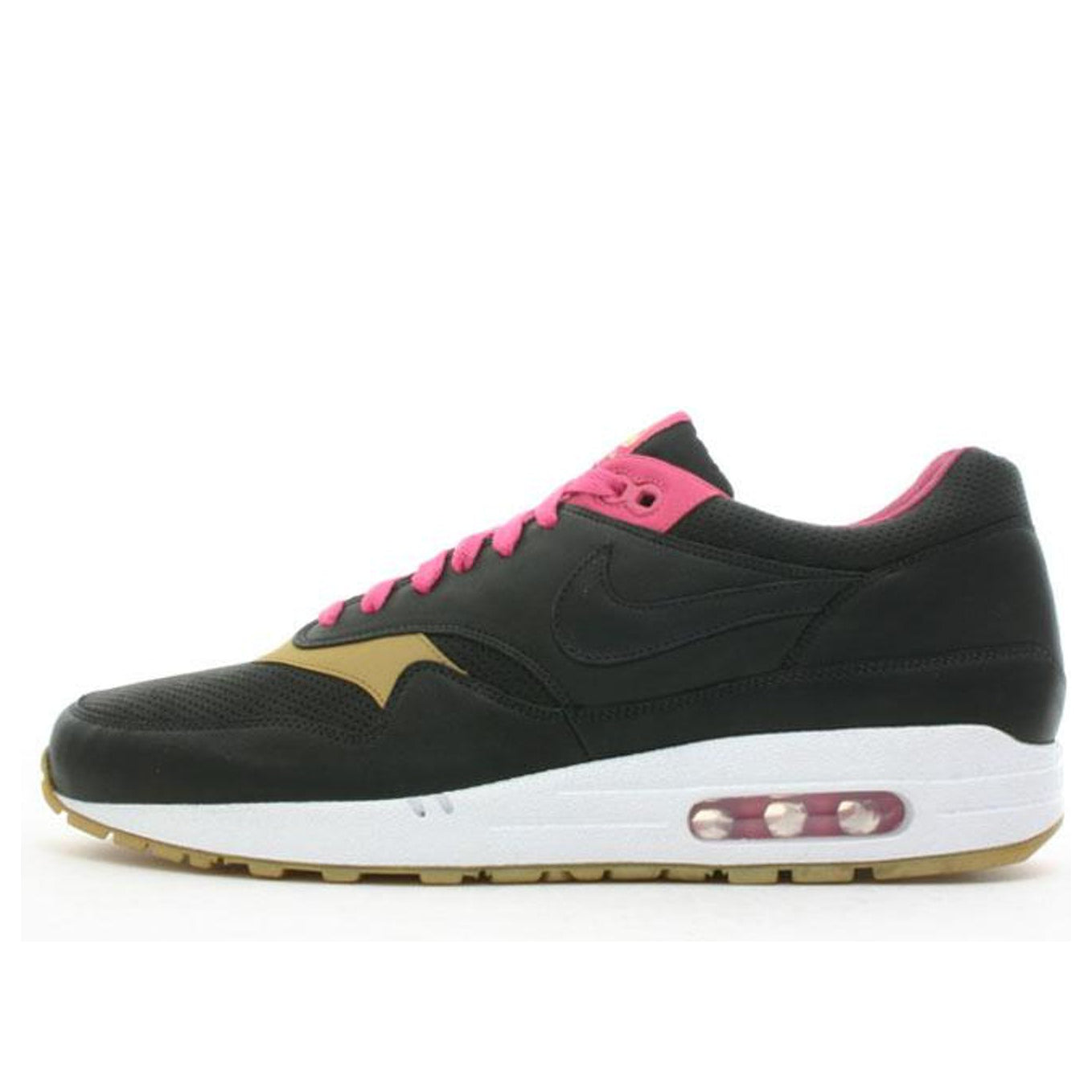 Nike Kid Robot x Air Max 1 Black/Black/Hot Pink/Metallic Gold 311745-001