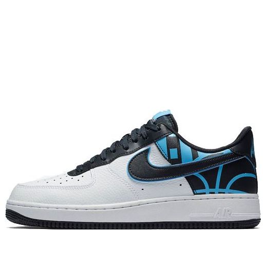 Nike Air Force 1 Low '07 LV8 'Logo Pack' White/Navy-Light Blue 823511-105