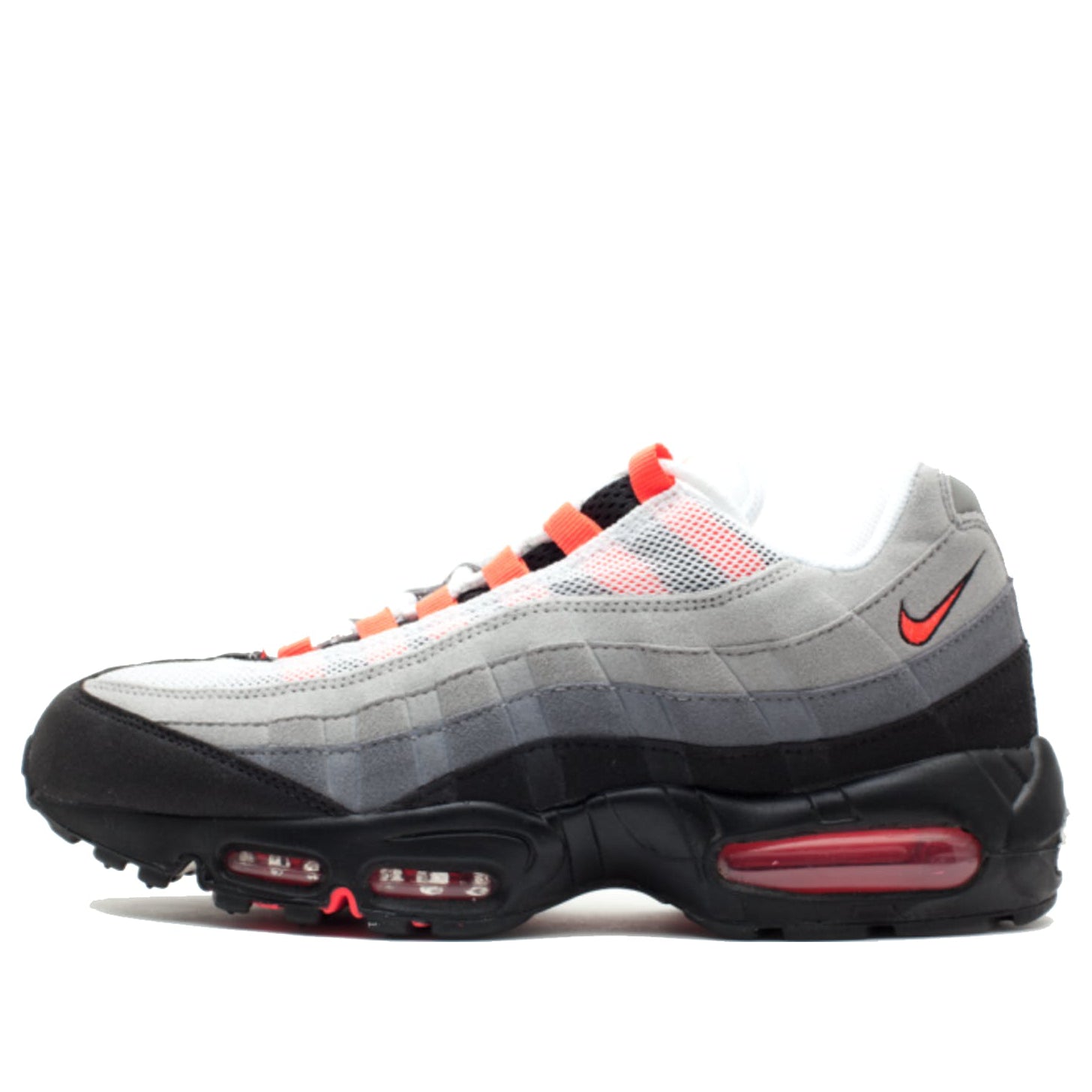 Nike Air Max 95 'Solar Red' White/Solar Red-Neutral Grey-Medium Grey 609048-106