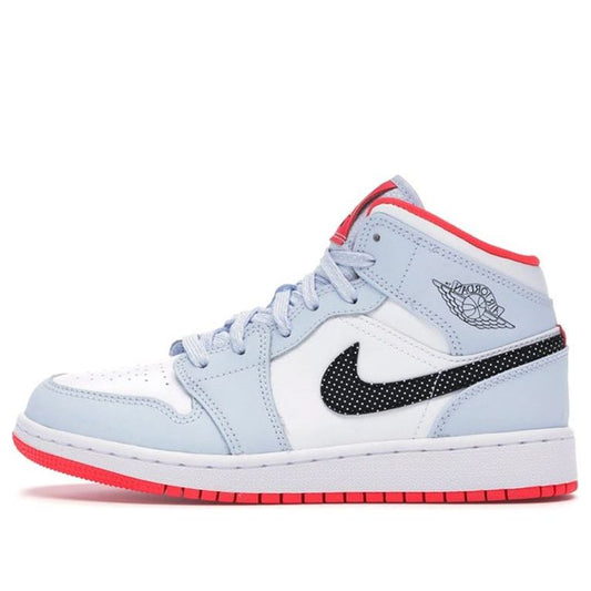 Air Jordan 1 Mid GS Half Blue 555112-400