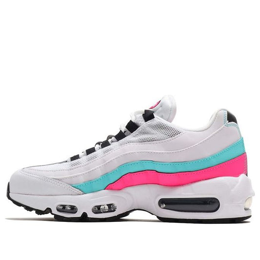 Nike Womens Air Max 95 'South Beach' White/Black-Aurora Green-Pink Blast 307960-117