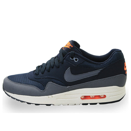 Nike Air Max 1 Essential 'Dark Obsidian Grey' Dark Obsidian/Dark Grey/Light Bone/Total Orange 537383-420