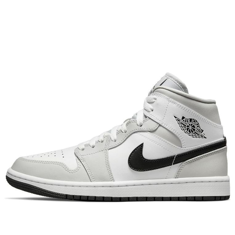 Nike Womens Air Jordan 1 Mid Light Smoke Grey BQ6472-015