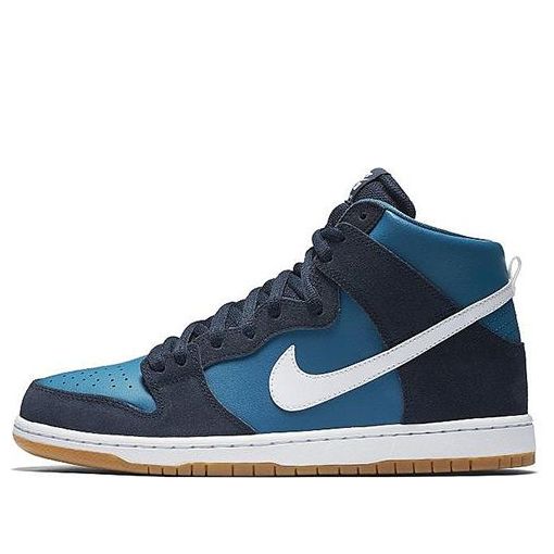 Nike SB Skateboard Dunk High 'Industrial Blue' Obsidian/Industrial Blue-White 854851-414 sneakmarks