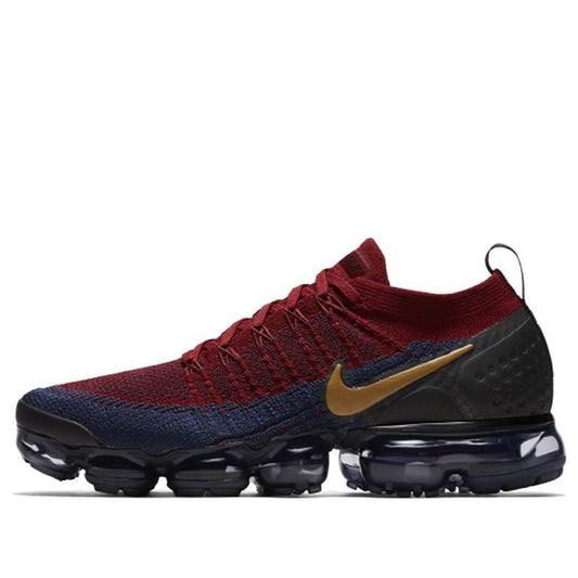 Nike Air VaporMax Flyknit 2 Team Red Obsidian 942842-604 KICKSOVER