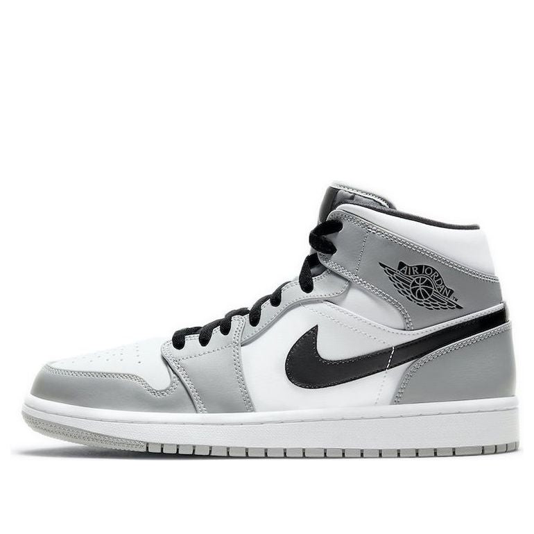 Air Jordan 1 Mid 'Smoke Grey' Light Smoke Grey/Black/White 554724-092