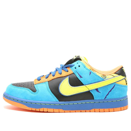 Nike Dunk Low Pro SB Skateboard 'Skate Or Die' Black/Neon Yellow 304292-073 sneakmarks