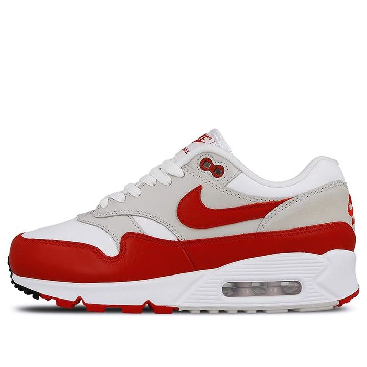 Nike Womens Air Max 90-1 White University Red AQ1273-100 KICKSOVER