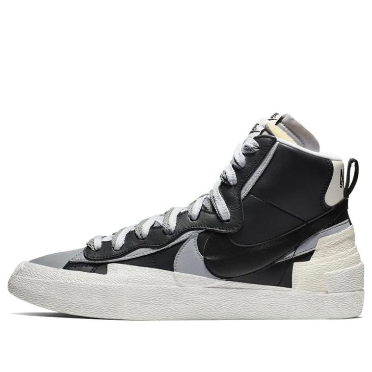 Nike Blazer Mid x Sacai Black Wolf Grey BV0072-002 sneakmarks