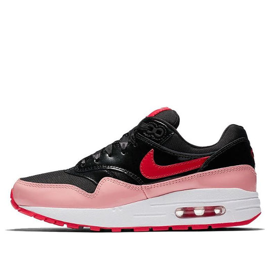 Nike Air Max 1 QS GS 'Black Speed Red' Black/Speed Red/Bleached Coral AO1026-001