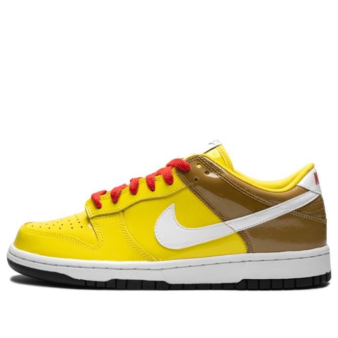 Nike Dunk Low GS 'Spongebob' Zest/White-Wheat-Atom Red 310569-711 sneakmarks