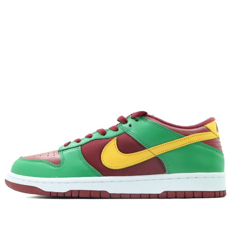 Nike Dunk Low 'Portugal' Team Red/Yellow Gold-Pine Grn 307378-671 sneakmarks