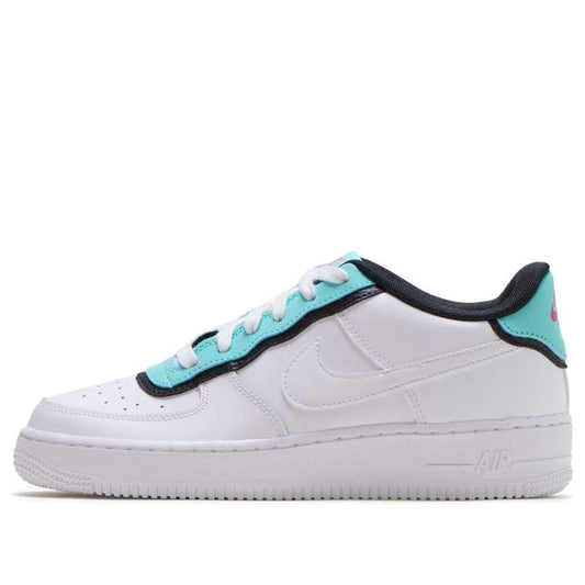 Nike Air Force 1 Low GS Double Layer - White Aqua BV1084-100